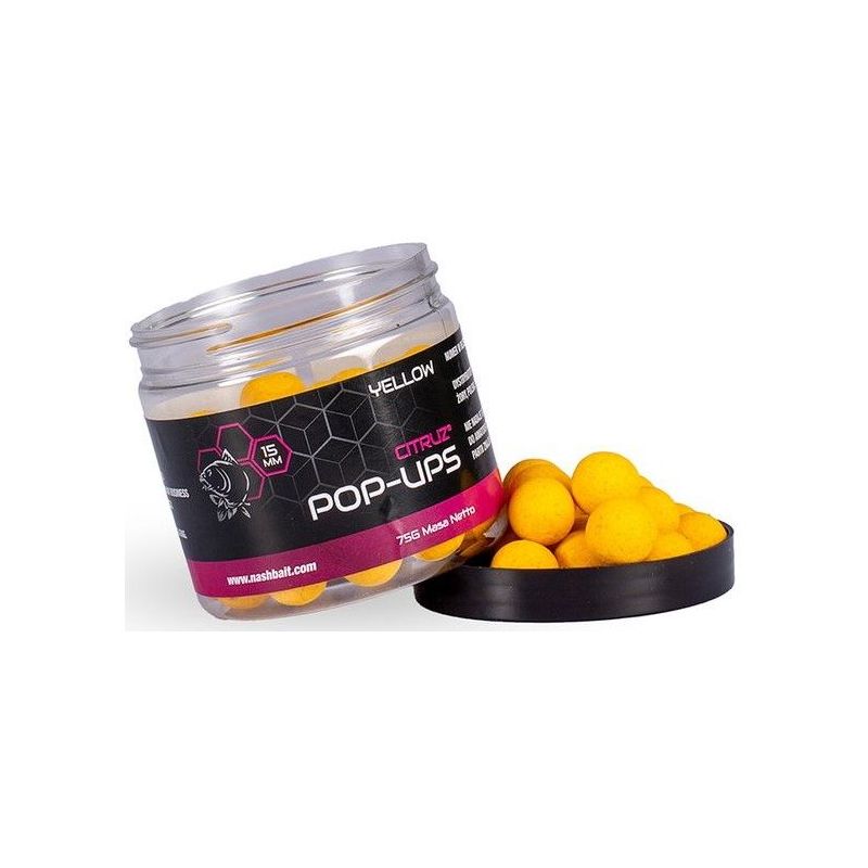 KULKI NASH CITRUZ POP UP 12mm 75g YELLOW KULKI NASH CITRUZ POP UP 12mm 75g YELLOW