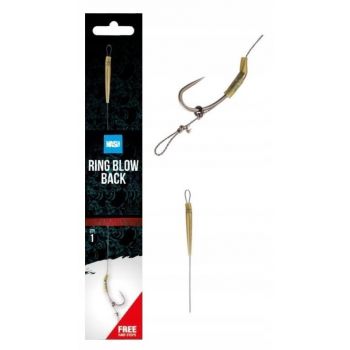 PRZYPON NASH RING BLOW BACK RIG ROZM 8 BARBLESS