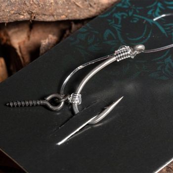 PRZYPON NASH FLUORO D RIG ROZMIAR 8 BARBLESS