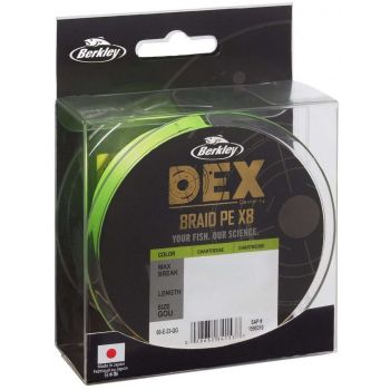 PLECIONKA BERKLEY DEX X8 0,04mm 150m CHARTREUSE