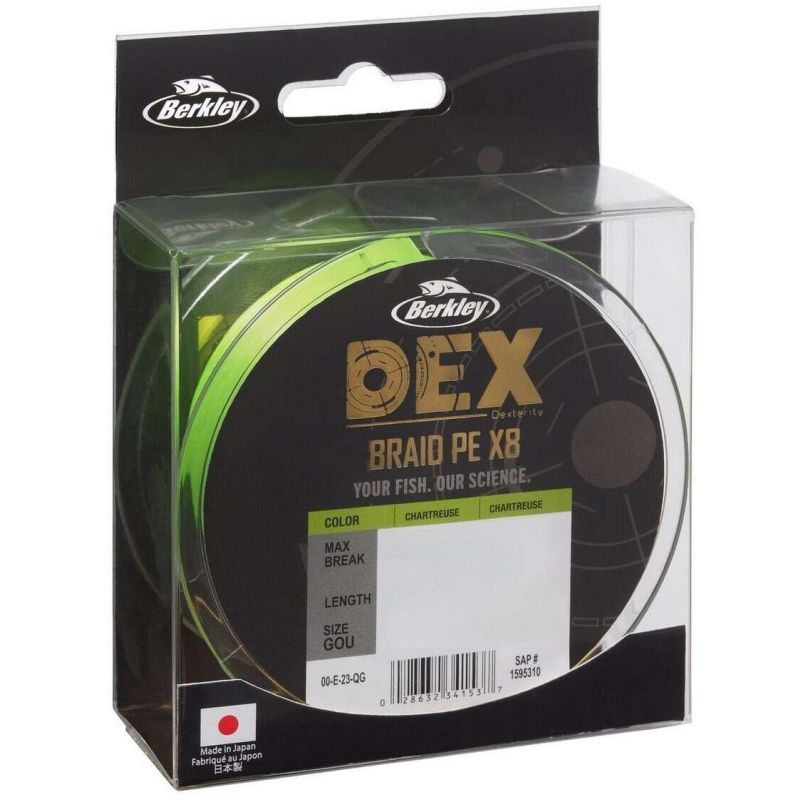 PLECIONKA BERKLEY DEX X8 0,04mm 150m CHARTREUSE PLECIONKA BERKLEY DEX X8 0,04mm 150m CHARTREUSE
