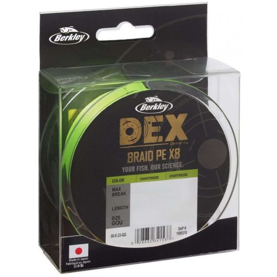 PLECIONKA BERKLEY DEX X8 0,04mm 150m CHARTREUSE PLECIONKA BERKLEY DEX X8 0,04mm 150m CHARTREUSE