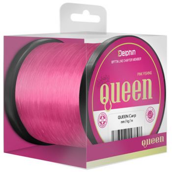 ŻYŁKA DELPHIN QUEEN CARP RÓŻOWA 0,30mm 600m