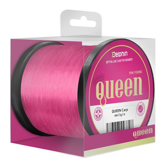 ŻYŁKA DELPHIN QUEEN CARP RÓŻOWA 0,30mm 600m ŻYŁKA DELPHIN QUEEN CARP RÓŻOWA 0,30mm 600m