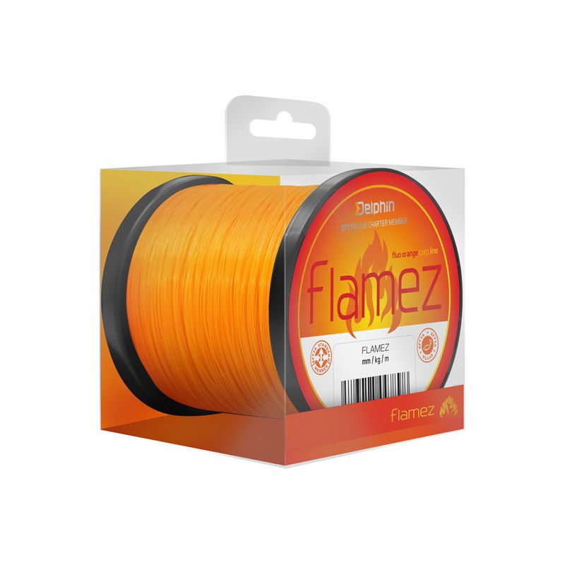 ŻYŁKA DELPHIN FLAMEZ ORANGE 0,35mm 1100m ŻYŁKA DELPHIN FLAMEZ ORANGE 0,35mm 1100m