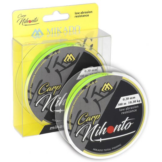 ŻYŁKA MIKADO NIHONTO CARP 0.35mm 300m FLUO ŻÓŁTA ŻYŁKA MIKADO NIHONTO CARP 0.35mm 300m FLUO ŻÓŁTA