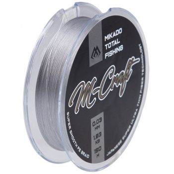 PLECIONKA MIKADO M-CRAFT BRAID 0.06mm 150m GRAY 