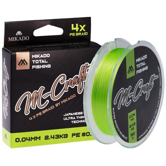 PLECIONKA MIKADO M-CRAFT BRAID 0.06mm 150m FLUO PLECIONKA MIKADO M-CRAFT BRAID 0.06mm 150m FLUO