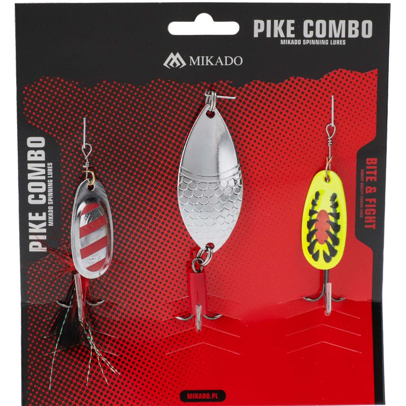 ZESTAW BŁYSTEK MIKADO PIKE 3szt ZESTAW BŁYSTEK MIKADO PIKE 3szt