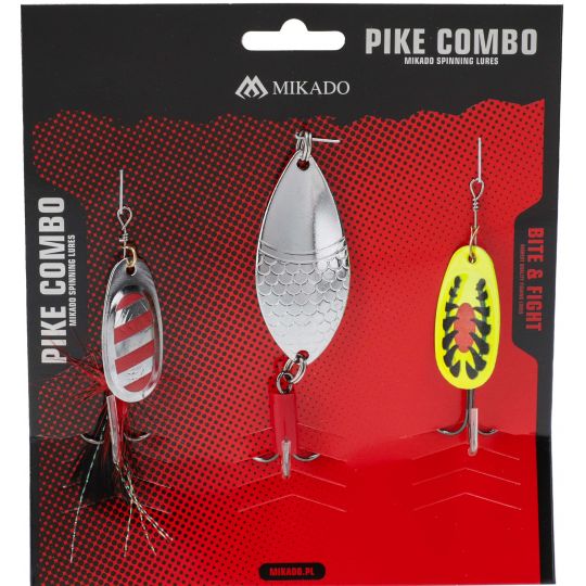 ZESTAW BŁYSTEK MIKADO PIKE 3szt ZESTAW BŁYSTEK MIKADO PIKE 3szt