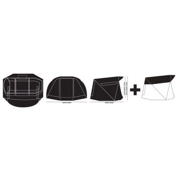 NAMIOT PROLOGIC AVENGER BIVVY 1 OSOBOWY Z NARZUTĄ