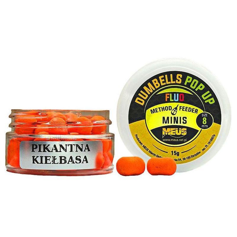 DUMBELLS MEUS FLUO POP UP 8mm MINIS PIKANTNA KIEŁB