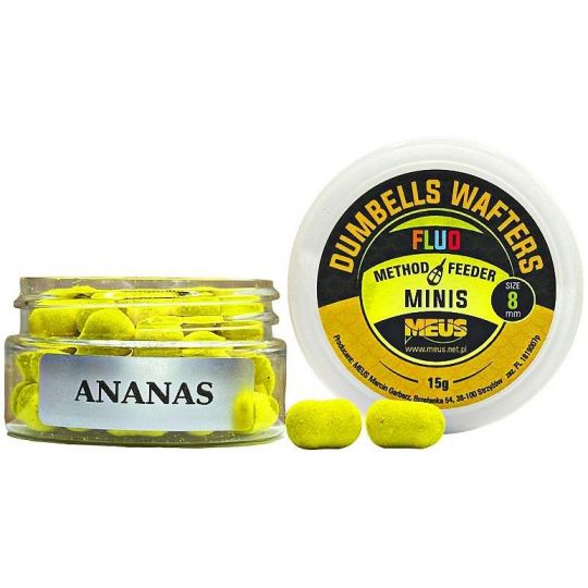 DUMBELLS MEUS WAFTERS FLUO 8mm MINIS ANANAS DUMBELLS MEUS WAFTERS FLUO 8mm MINIS ANANAS