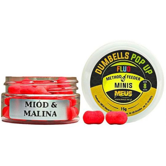 DUMBELLS MEUS FLUO POP UP 8mm MINIS MIÓD MALINA DUMBELLS MEUS FLUO POP UP 8mm MINIS MIÓD MALINA