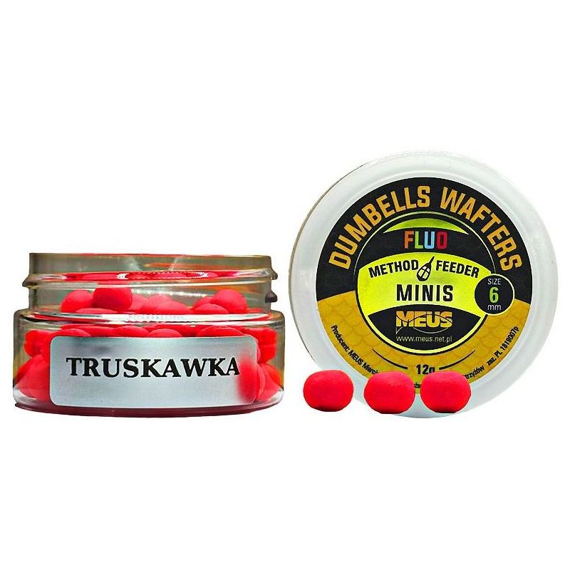 DUMBELLS MEUS WAFTERS FLUO 6mm MINIS TRUSKAWKA DUMBELLS MEUS WAFTERS FLUO 6mm MINIS TRUSKAWKA