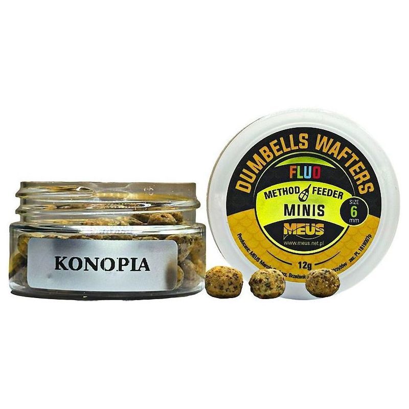 DUMBELLS MEUS WAFTERS FLUO 6mm MINIS KONOPIA DUMBELLS MEUS WAFTERS FLUO 6mm MINIS KONOPIA