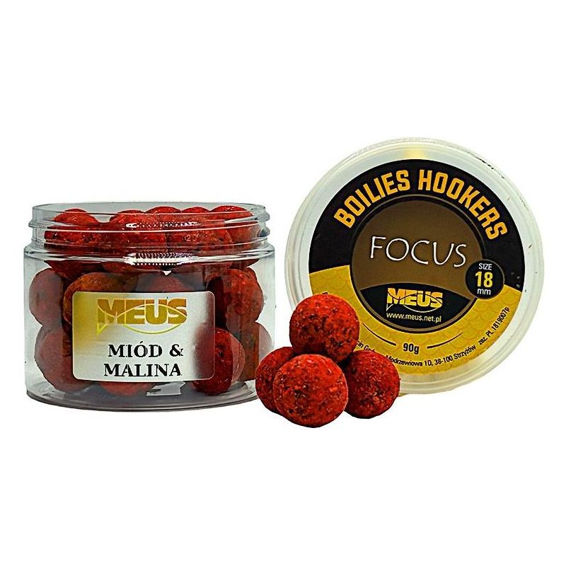 KULKI MEUS HAKOWE FOCUS 90g 18mm MIÓD MALINA KULKI MEUS HAKOWE FOCUS 90g 18mm MIÓD MALINA