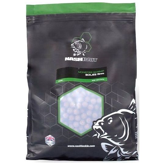 KULKI NASH MONSTER SHRIMP BOILIES 20mm 1kg KULKI NASH MONSTER SHRIMP BOILIES 20mm 1kg