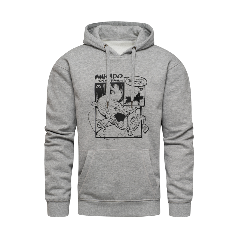 BLUZA MIKADO SICARIO Z KAPTUREM ROZM M SZARA BLUZA MIKADO SICARIO Z KAPTUREM ROZM M SZARA