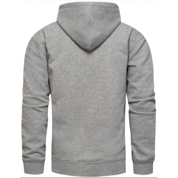 BLUZA MIKADO SICARIO Z KAPTUREM ROZM M SZARA 