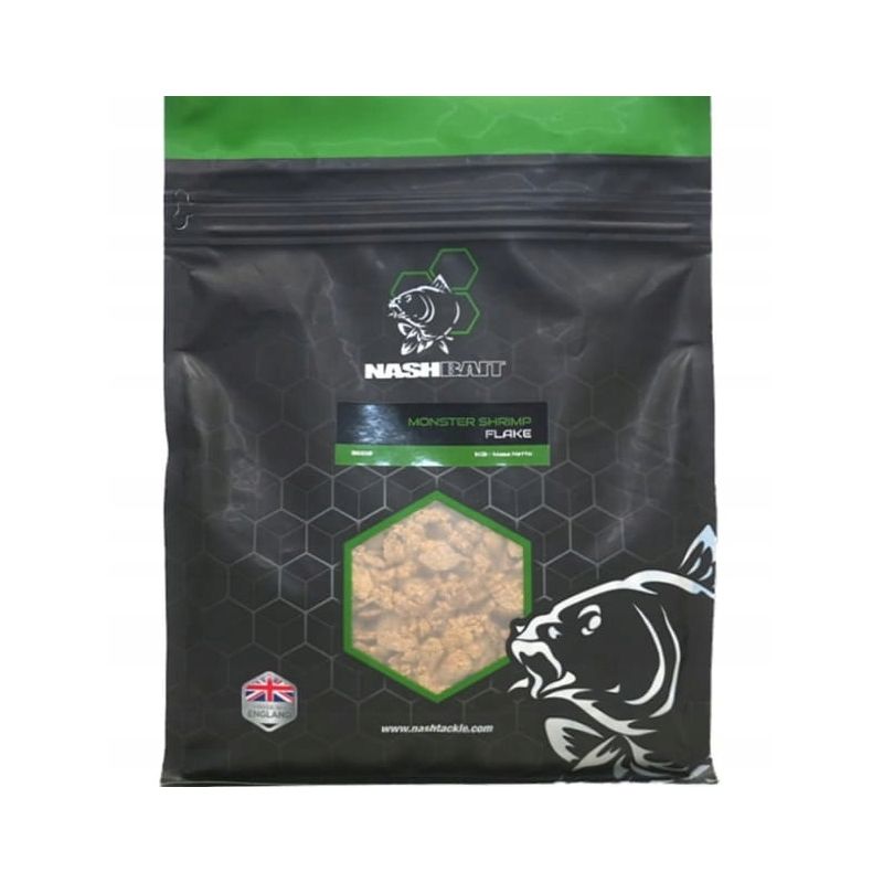ZMIELONE DROBNO KULKI NASH MONSTER SHRIMP FLAKE 1k ZMIELONE DROBNO KULKI NASH MONSTER SHRIMP FLAKE 1k