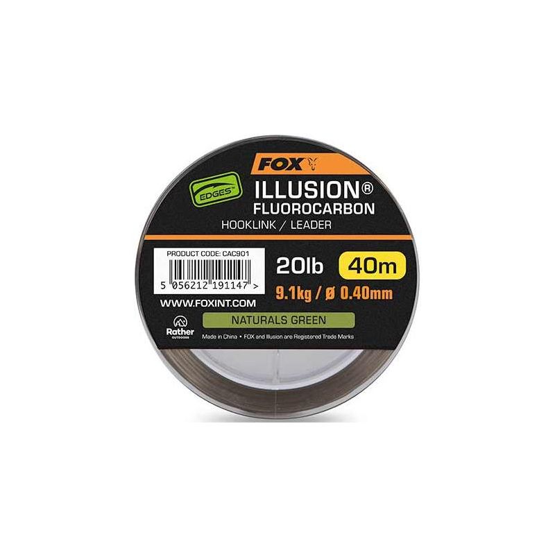 FLUOROCARBON DO  PRZYPONÓW FOX ILLUSION 0,40mm 40m
