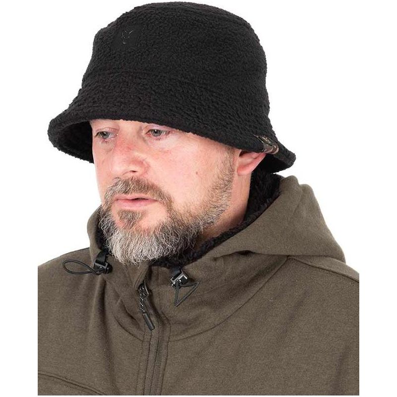 KAPELUSZ ZIMOWY FOX SHERPA BUCKET Z POLARU CZAPKA