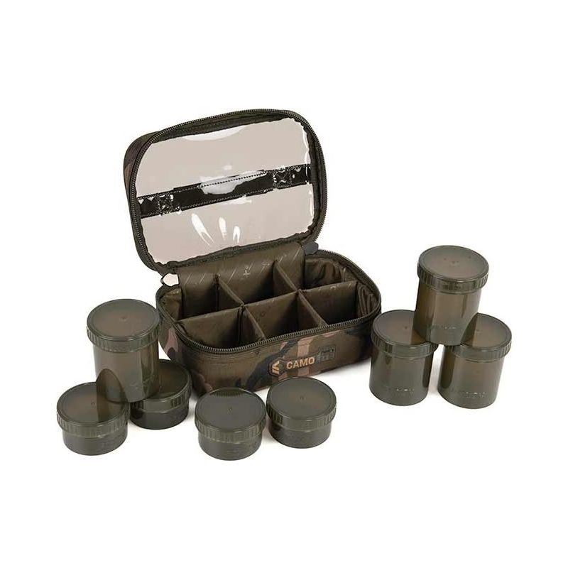 TORBA WĘDKARSKA FOX + 8 POJEMNIKÓW CAMOLITE
