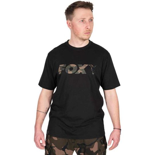 KOSZULKA T-SHIRT FOX BLACK  CAMO LOGO ROZMIAR XL