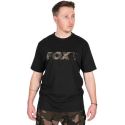 KOSZULKA T-SHIRT FOX BLACK  CAMO LOGO ROZMIAR S
