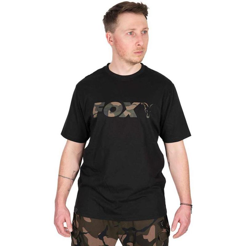 KOSZULKA T-SHIRT FOX BLACK CAMO LOGO ROZMIAR S KOSZULKA T-SHIRT FOX BLACK CAMO LOGO ROZMIAR S