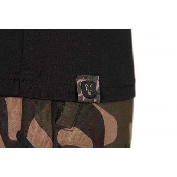 KOSZULKA T-SHIRT FOX BLACK  CAMO LOGO ROZMIAR S
