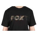 KOSZULKA T-SHIRT FOX BLACK  CAMO LOGO ROZMIAR S