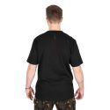 KOSZULKA T-SHIRT FOX BLACK  CAMO LOGO ROZMIAR S