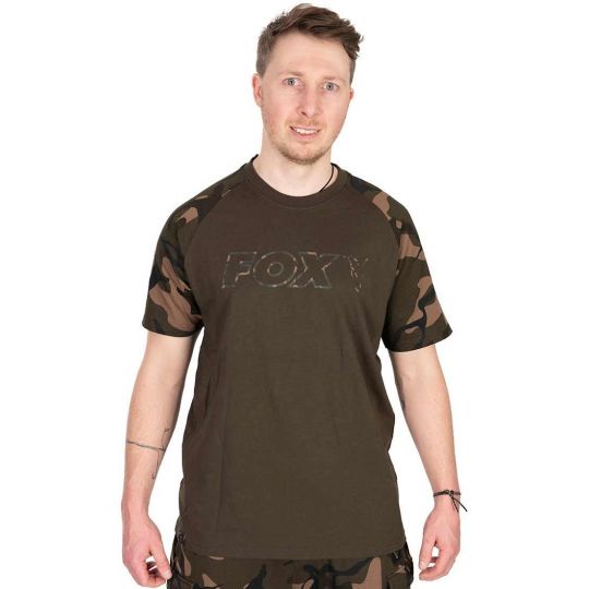 KOSZULKI T-SHIRT FOX OUTLINE KHAKI CAMO ROZM. XXL