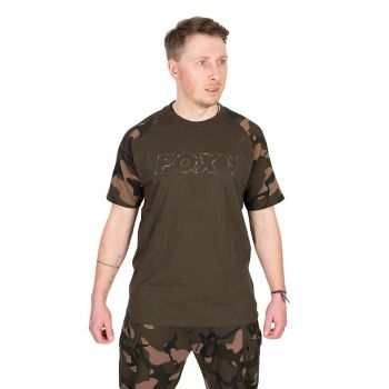 KOSZULKI T-SHIRT FOX OUTLINE KHAKI CAMO ROZMIAR XL