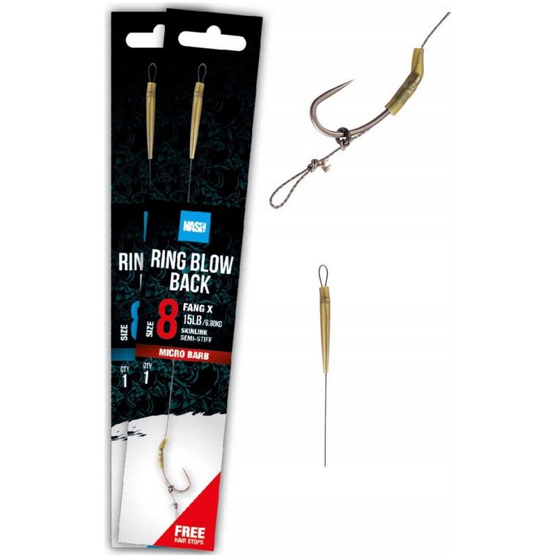 PRZYPON NASH RING BLOW BACK RIG ROZM 4 MICRO BARB