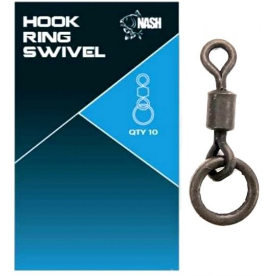 KRĘTLIK NASH HOOK RING SWIVEL 10szt