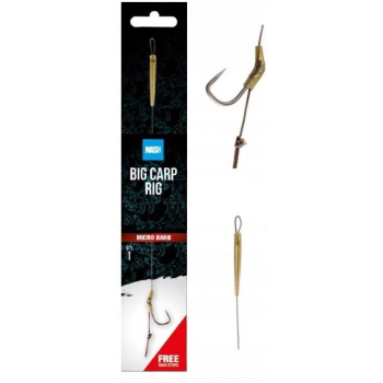 PRZYPON NASH BIG CARP RIG ROZM 4 MICRO BARB 