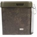 WIADRO NASH RECTANGULAR WĘDKARSKIE 17L CAMO 