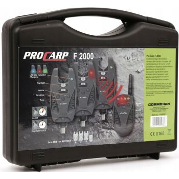 ZESTAW SYGNALIZATORÓW CORMORAN PRO CARP F-2000 3+1