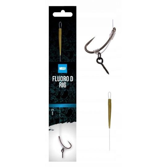PRZYPON NASH FLUORO D RIG ROZMIAR 8 15lb MICRO BAR PRZYPON NASH FLUORO D RIG ROZMIAR 8 15lb MICRO BAR