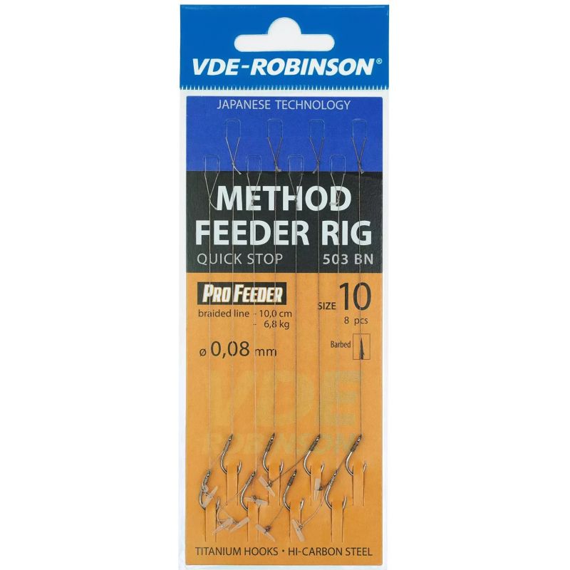HACZYKI ROBINSON METHOD PRZYPON QUICK STOP 6 HACZYKI ROBINSON METHOD PRZYPON QUICK STOP 6