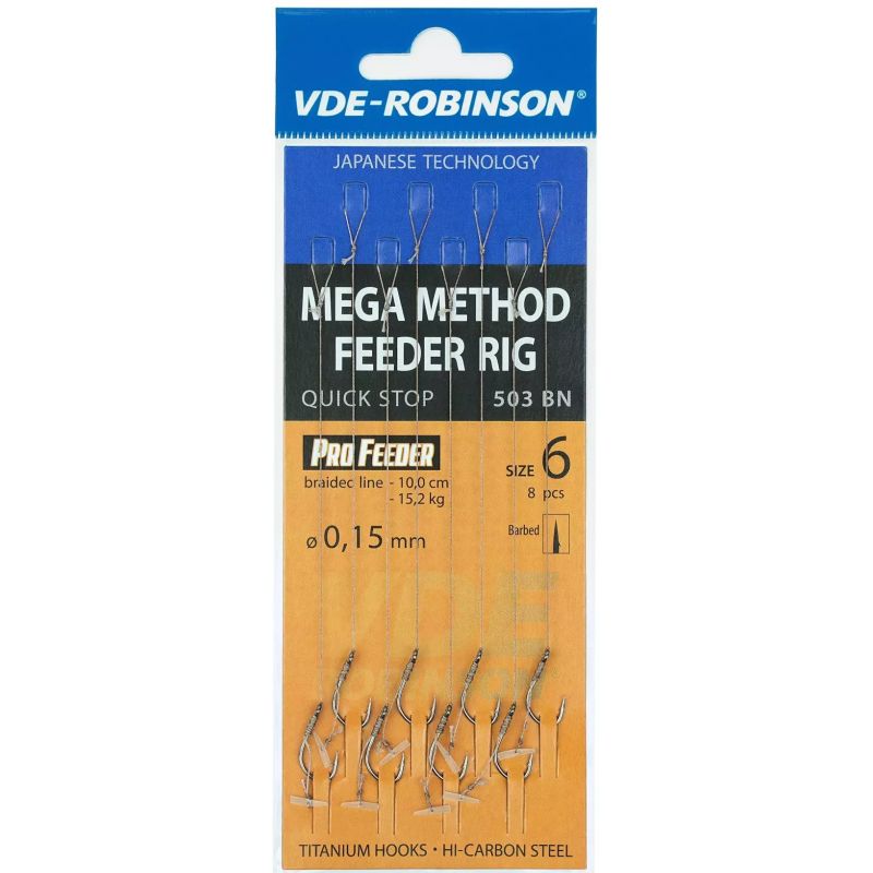 HACZYKI ROBINSON METHOD PRZYPON QUICK STOP MEGA 8 HACZYKI ROBINSON METHOD PRZYPON QUICK STOP MEGA 8
