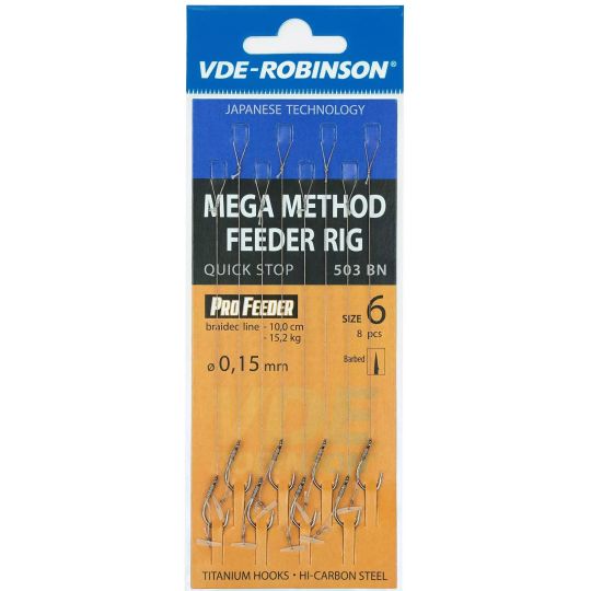 HACZYKI ROBINSON METHOD PRZYPON QUICK STOP MEGA 8 HACZYKI ROBINSON METHOD PRZYPON QUICK STOP MEGA 8