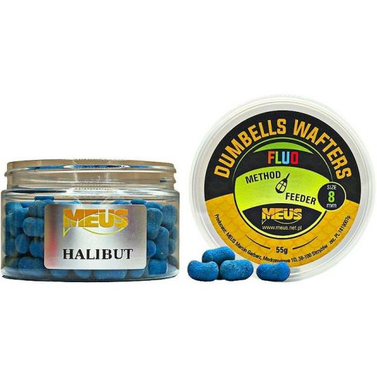 DUMBELLS MEUS WAFTERS FLUO 8mm 55g HALIBUT DUMBELLS MEUS WAFTERS FLUO 8mm 55g HALIBUT