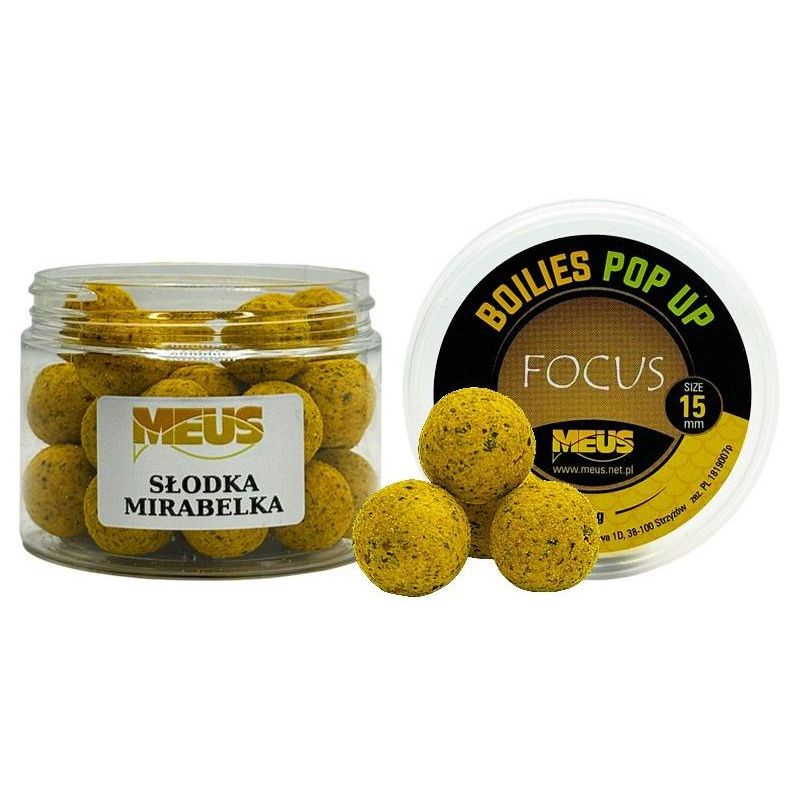 KULKI MEUS POP UP FOCUS 55g 15mm SŁODKA MIRABELKA