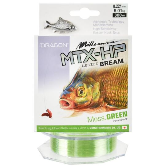 ŻYŁKA DRAGON MILLENIUM LESZCZ ZIELONA 150m 0.22mm ŻYŁKA DRAGON MILLENIUM LESZCZ ZIELONA 150m 0.22mm