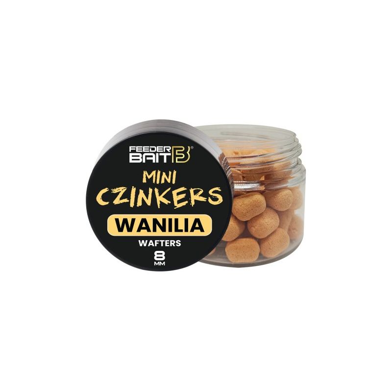 MINI CZINKERS FEEDER BAIT WAFTERS 8mm WANILIA MINI CZINKERS FEEDER BAIT WAFTERS 8mm WANILIA
