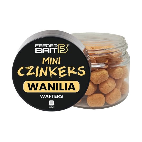 MINI CZINKERS FEEDER BAIT WAFTERS 8mm WANILIA MINI CZINKERS FEEDER BAIT WAFTERS 8mm WANILIA